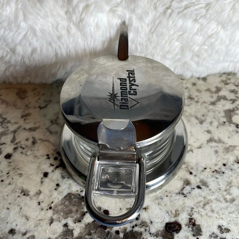 Vintage Parmesan cheese dish with spoon